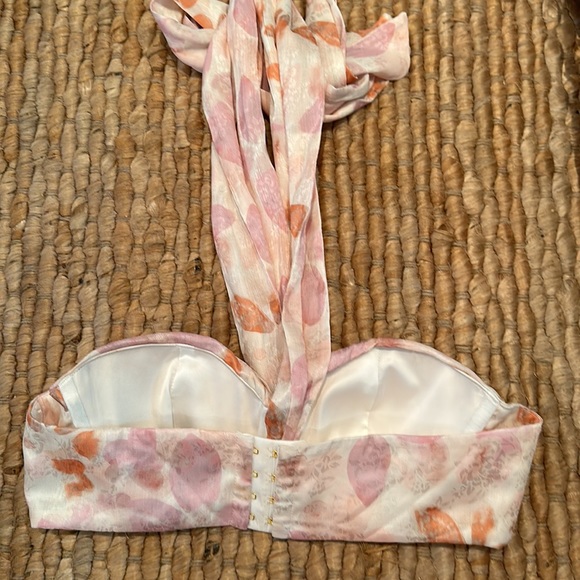 REVOLVE House of Harlow 1960 x Sofia Richie Tammy Top in Watercolor Floral - Picture 5 of 6